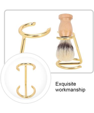 ZBJBinCH Shaving Brush Holder Deluxe Shaving Stand Shaving Razor and Brush Stand for Safety Razor Stand Place manual shaving foam brush Stainless Steel (Golden Without Brush) - Buy Online on GoSupps.com