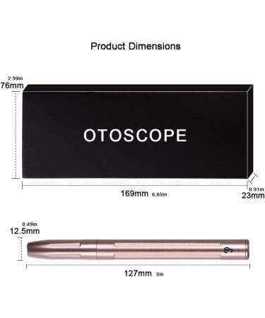 Ear Wax Removal Ear Wax Removal Tool 500W HD Wireless Ear Endoscope 3.9mm Extremely Fine Waterproof WiFi Ear Wax Removal Otoscope with 8 LED Light Compatible iPhone Android Smartphones Rose Gold - Buy Online on GoSupps.com