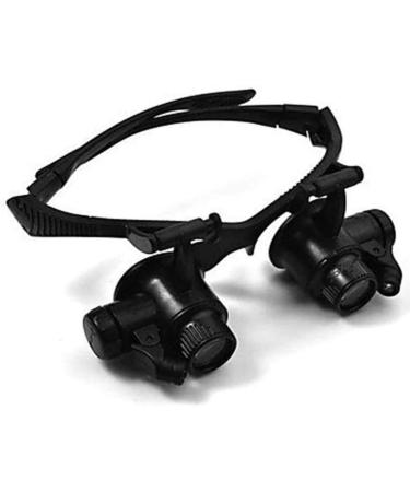 Headband Magnifying Glass Headband Magnifier with Led Light 10x/ 15x/ 20x/ 25x with Storage Bag for Jewelry Clock Repair Loupe - Buy Online on GoSupps.com