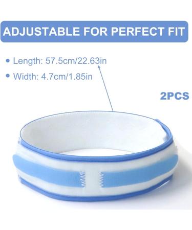 2 Pack Catheter Leg Straps - Stretch Urinary Legband Holder for Men & Women - Catheter Stabilization Device for Drainage Bags - Buy Online on GoSupps.com