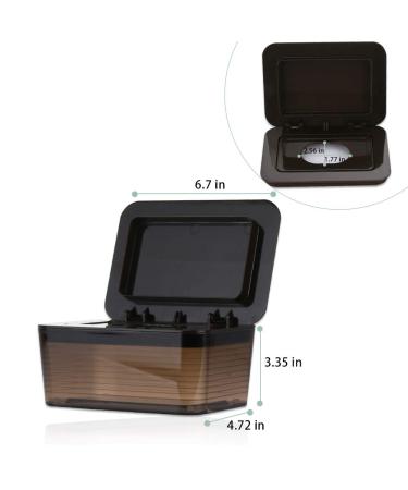 Jitnetiy Removable Wipes Dispenser - Large Holder Container for Fresh Wipes (Dark Brown) - Buy Online on GoSupps.com