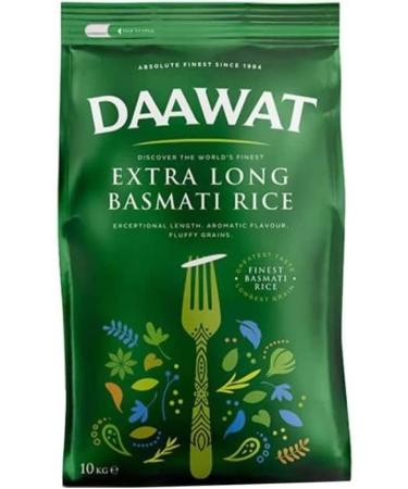 Seelans Daawat Extra Long Basmati Rice | Aromatic with Beautiful and Fluffy Grains | Great Flavour | 10KG