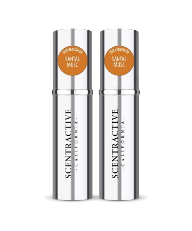 CA Perfume Impression of Santal Musk For Women & Men Replica Version Fragrance Dupes Concentrated Long Lasting Eau de Parfum Spray Refillable Atomizer Bottle 0.17 Fl Oz/5ml-X2 NARCISO R. SANTAL MUSC IMPRESSION 0.34 Fl Oz (Pack of 1)