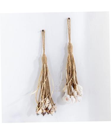 Alipis Wall Hanging Bells String Home Decor Christmas Tree Antique Decorative Bell Hanging Ornament Decorate Shell Photo Wall 42*13cm As Shown - Buy Online on GoSupps.com