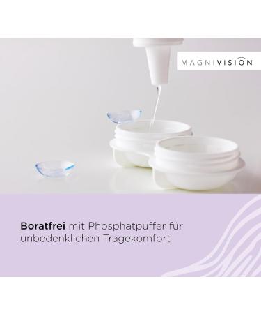 Magnivision Kombs Solution BASIC 100ml - Travel Size Commode Solution for Soft Contact Lenses Borate-Free & Made in Europe - Optimal Cleaning & Storage - Buy Online on GoSupps.com