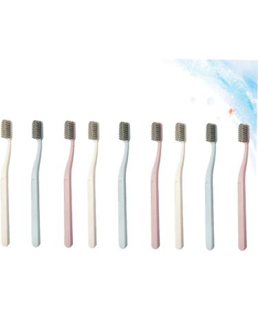 Buy Gatuida Manual Toothbrush Set - 9 Pcs Travel Adult Toothbrushes with Straw | Eco-Friendly & Effective Cleaning - Buy Online on GoSupps.com