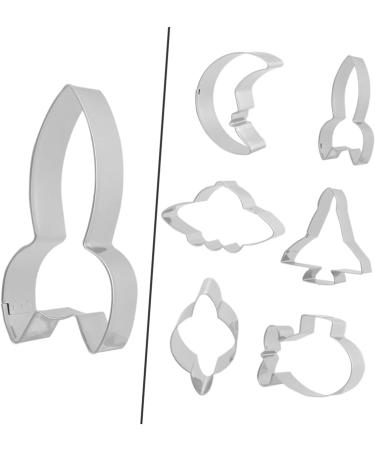 MAGICLULU Cookie Cutters 6 Pcs Fondant Cookies Mold Stainless Steel Cake Cookie Mold M Silver - Buy Online on GoSupps.com