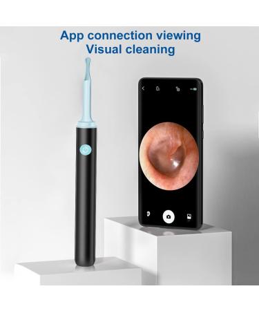 Rorodoto XIMGirl Ear Wax Removal Tool with Camera - 1080p Wireless Ear Cleaner & Silicone Spoon for iPad & Android - Safe & Effective Ear Wax Removal for Adults (Black) - Buy Online on GoSupps.com