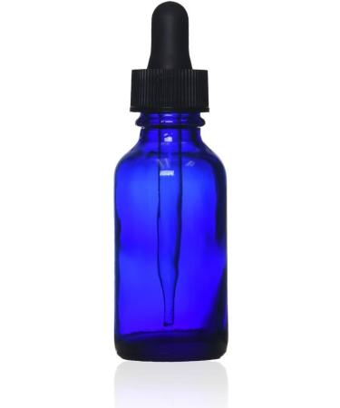 Cobalt Glass Bottles with Eye Droppers (1 oz 3 pk) - Perfect for Essential Oils, Colognes & Perfumes - Includes Blank Labels - Buy Online on GoSupps.com