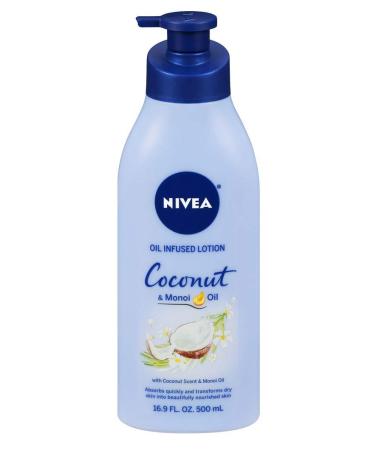 Nivea Oil Infused Lotion Coconut & Monoi Oil 16.9 fl oz (500 ml)