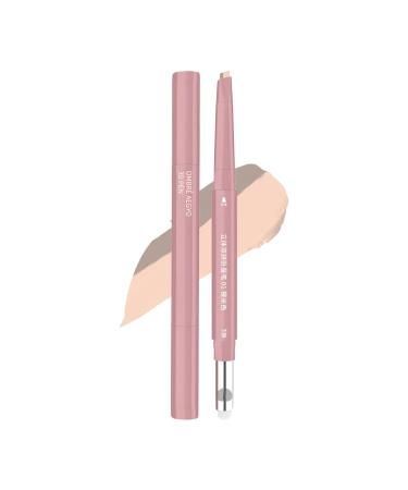 Eye Light Corrector Pen | Dual-Ended Illuminating Concealer | 2.5g Travel Face Cream Easy Blending | Cosmetics for Wives Mothers Beginners and Professionals
