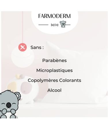Farmoderm Soothing Daily Baby - 98% natural ingredients - Organic moisturizing cream for baby's body & face - to prevent & soothe dry skin redness itching - Buy Online on GoSupps.com