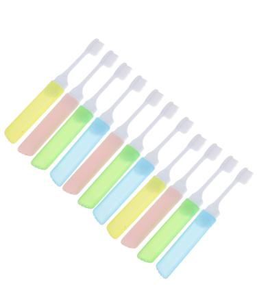Lalafina 12th trip toothbrush toothbrushes with soft bristles to dental care reusable toothbrush foldable toothbrush with case interdental toothbrush hand tools suite child pp gentle