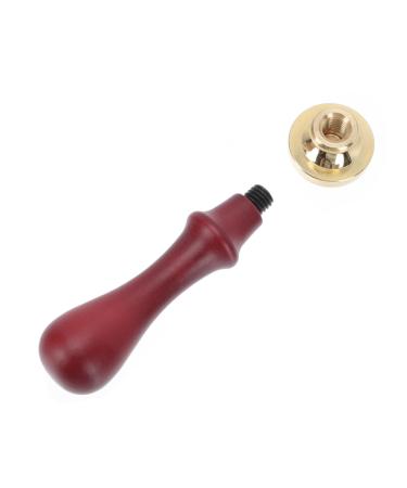 DRESSOOS 2 Pcs Dispensing Plate Tool Stamper Coffee Tamper Tool Coffee Powder Press Makeup Tool Wooden Handle