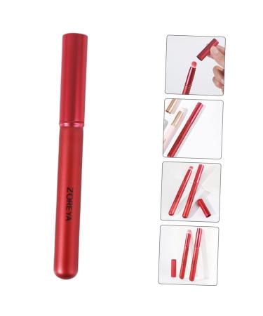 Buy Pink Lip Brush & Business Card Holder | Multi-Use Lipstick Applicator & Makeup Tools for Women - Buy Online on GoSupps.com