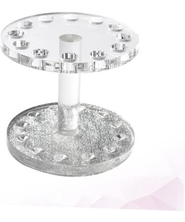 minkissy 1pc Nail Display Stand Make up Makeup Brish Holder Makeup Pen Stand Pen Display Holder Nail Tool Organizer Holder for Nail Brush Nail Brush Tool Stand Nail Art Penholder 8.7x8.5cm Silver Transparent - Buy Online on GoSupps.com