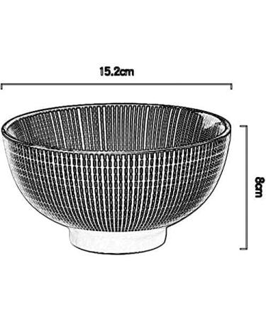 Japanese Style and Wind Retro Tableware Ceramic Rice Soup Bowl Home Underglaze Tableware -3 Styles 3 Sizes for Catering and Home Kitchenware (Color : C Size : 15.2 * 8CM) 15.2*8CM C - Buy Online on GoSupps.com
