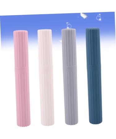 Minkissy 4-Piece Toothbrush Case Set | Durable Travel Toothbrush Containers for International Shipping - Buy Online on GoSupps.com