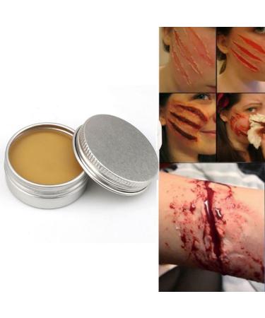 Lucoss Cosplay Makeup - Special Effects Fake Wound Skin Scar Wax (50g) for Halloween & Themed Parties - International Shipping Available - Buy Online on GoSupps.com