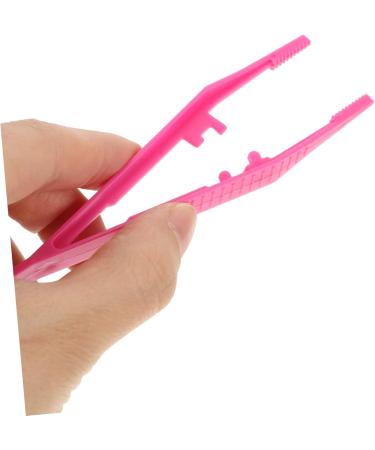 Minkissy 20-Piece Eyelash Tweezers Set | Plastic Pickup Tweezers & DIY Craft Accessories for First Aid & Beading - Buy Online on GoSupps.com