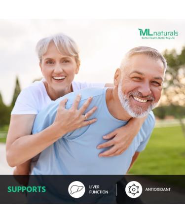 ML Naturals Triple Strength Milk Thistle 2,000 mg (High Dosage & Potency Silymarin 192 mg per Serving), 120 Vegetable Capsules. Supports Liver Health, Third-Party Lab Tested 120 Count (Pack of 1) - Buy Online on GoSupps.com