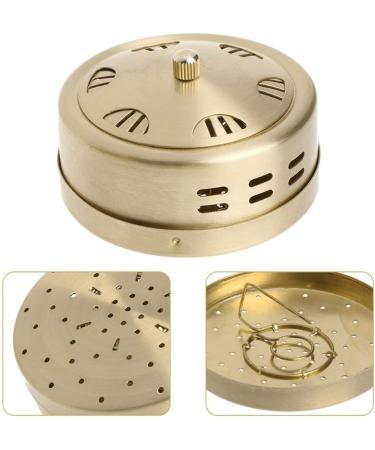 2 Pcs Portable Copper Acupuncture Moxa Box Moxibustion Therapy Moxa Stick Burner Box - Buy Online on GoSupps.com