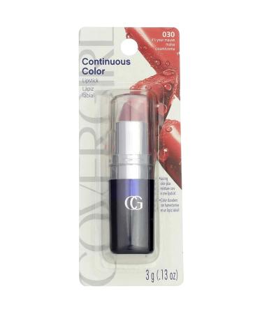 Buy Cover Girl Continuous Color Cream Lipstick - Its Your Mauve #030 (0.13 Oz) | International Shipping Available - Buy Online on GoSupps.com