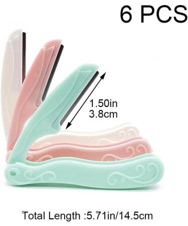Eyebrow Razor 6 Pack - Portable Foldable Eyebrow Trimmer & Hair Remover for Women & Men - International Shipping - Buy Online on GoSupps.com