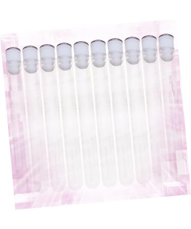 FOYTOKI 10pcs Hollow with Drill Mascara Tube and Brush Eye Gloss Dispenser Lip Gloss Tube Eyelash Woman 11x1.2cm Random Color - Buy Online on GoSupps.com