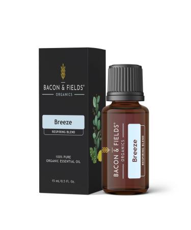 Bacon & Fields - Breeze Respiratory Pure Organic Essential Oil Blend 15 mL