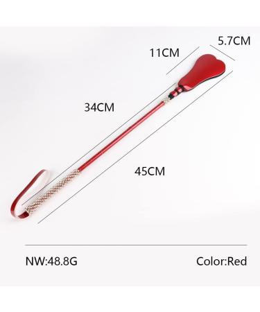 LANWAN Horse Whip Riding Crop - Red Equestrian Training Paddle - Buy Online on GoSupps.com