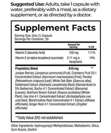 LLK Women s Formula Ultimate Bladder Support Supplement for Incontinence 30 Capsules Restore Your Freedom and Confidence - 1 Bottle - Buy Online on GoSupps.com