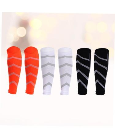 NOLITOY Calf Guard Socks - 9 Pairs Black Compression Leg Sleeves for Running & Protection - Buy Online on GoSupps.com