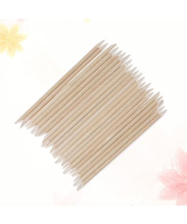 Milisten Skin Picker Nail 100pcs Nail Art Orange Wood Sticks Cuticle Pusher Remover Dead Skin Pusher Rhinestone Picker Manicure Pedicure Tool Cleaning Wand Metals - Buy Online on GoSupps.com