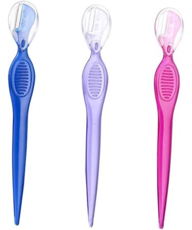 FRCOLOR 9 Pcs Exfoliating Dermaplaning Tool Set - Stainless Steel Facial Hair Razors for Women | Eyebrow Remover & Exfoliating Face Razor for Hair Removal - Buy Online on GoSupps.com