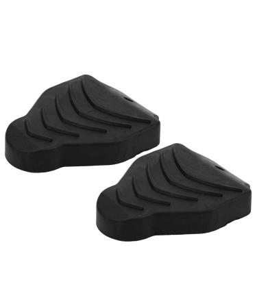 SMICH Cleat Cover, Good Match Black Rubber Cleats Protector for Bikes