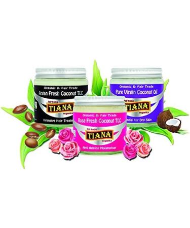 Tiana Organic Rose Fresh Coconut Anti-Ageing Moisturiser 100ml | Buy Natural Skincare Online - International Shipping Available - Buy Online on GoSupps.com