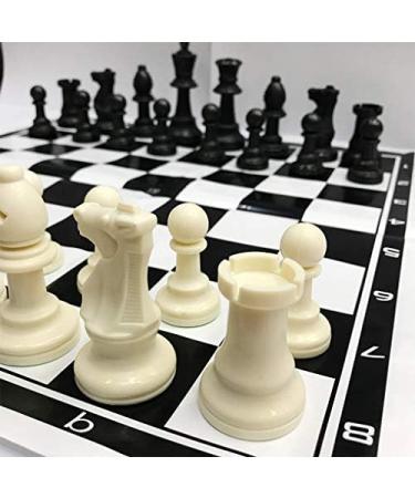 International Chess Wooden Chess Set 7.7cm King 32 Chess Pieces Figures Pawns Adults Children Tournament Game Toy Leisure Chess Toy - Buy Online on GoSupps.com