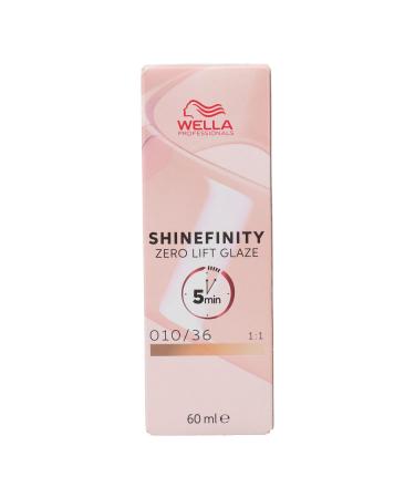 Wella Shinefinity 010/36 Platinum Blonde Golden Violet 60ml - demi-permanent coloring