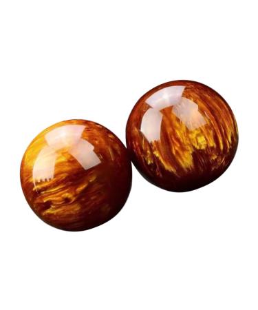 Plafope 2 piece Health Ball Round Fitness Balls Hand massage tools Harz Harz Harz Hand Balls Hand Balls Decorative Harz Balls Hand Fitness Balls