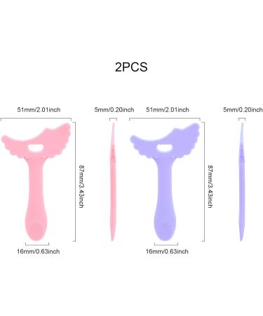 Eyeliner Stencils Soft Silicone Eyeshadow Stencil Eyeliner Applicator Tool with Tail Scoop Multifunctional Eyeliner Tool Mascara Shield Eyeshadow Applicators for Beginners 2Pcs - Buy Online on GoSupps.com