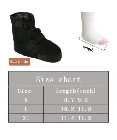 Adjustable Walking Boots & Recovery Cast Shoe Covers - Waterproof Medical Boot for Foot Sprains & Ankle Fractures | Post Op Shoe for Left & Right Feet - Size L - Buy Online on GoSupps.com