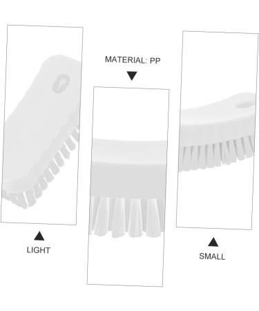 POPETPOP Nail Brush Nail Cleaning Brush Nail Scrubber Sink Scrubber Fingernail Brush Shoes Cleaner Cleaning Scrubber Fingernail Scrub Nail Tool White Manicure Polypropylene 11.5x5cm White - Buy Online on GoSupps.com