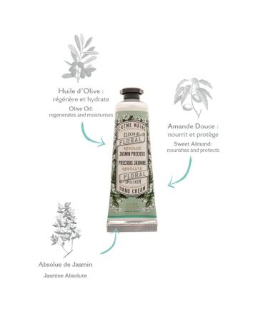Buy Bread the Sens Jasmine Hand Cream - 96% Natural Moisture Cream for Very Dry Hands & Skin - 30ml Olive & Almond Oil Hand Mask - International Shipping Available - Buy Online on GoSupps.com