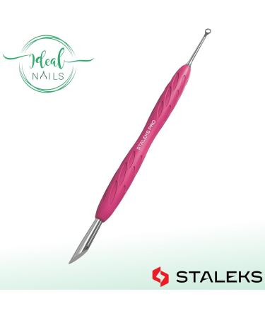 STALEKS UNIQ PQ-11/2 Double Manicure Instrument with Silicone Grip (Ring + Hoof Sticks) - Buy Online on GoSupps.com