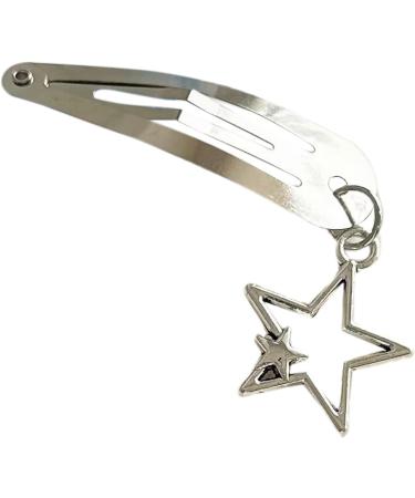 Women Hairpin Hair Clip Star Children Stage Flicker Pendant Simple Star 2000s Girls Headdress Hair Barrette - Buy Online on GoSupps.com