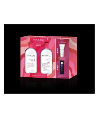 Bioderma Pack BIODERMA SENSIBIO H2O 2 x 500 ml + ESTHEDERM OSMOCLEAN + ESTHEDERM HYALURONIC