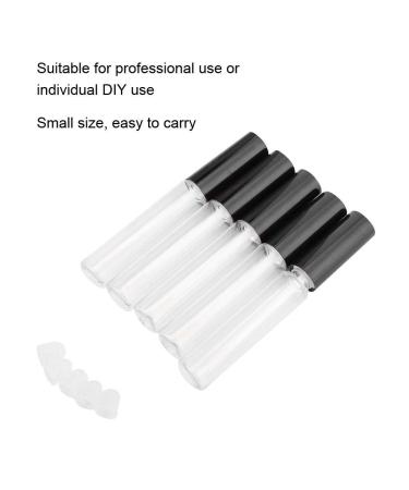Filfeel 50 Pack 10ml Clear Lip Gloss Containers - Refillable Travel Vials for Lipstick Lip Balm & Sampling - Buy Online on GoSupps.com