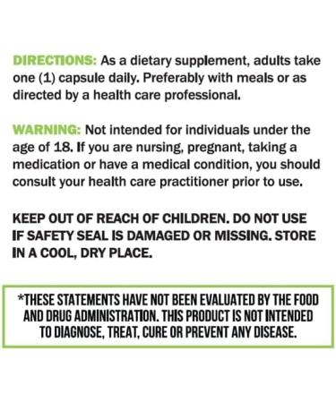 Dear Nature Cuban Policosanol 25mg 90 Vegetable Capsules (Pack of 2) - Buy Online on GoSupps.com