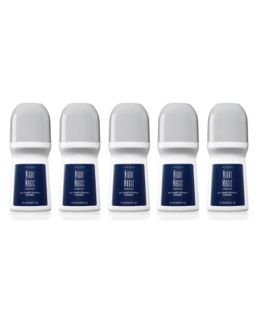 Avon Night Magic Roll-On Anti-Perspirant Deodorant set of 5